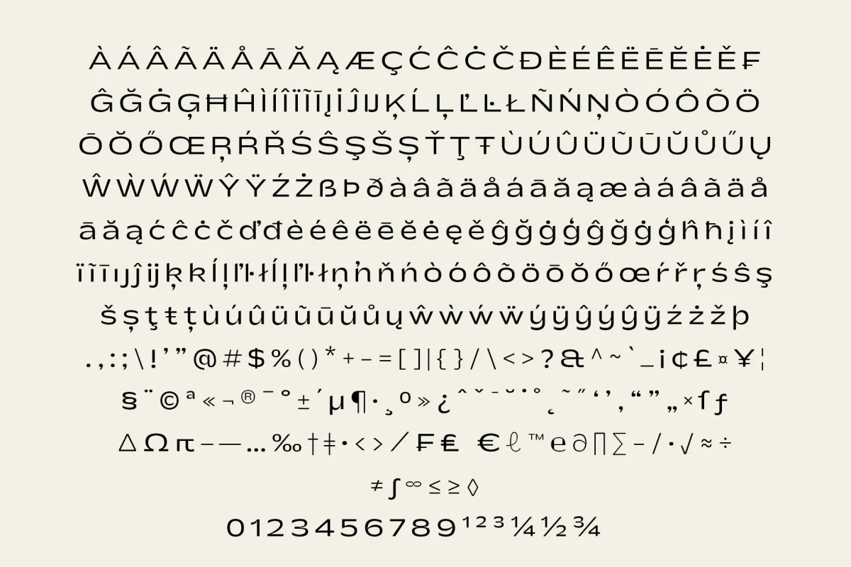 Shinko Sans - Humanist Wide Sans Serif Font