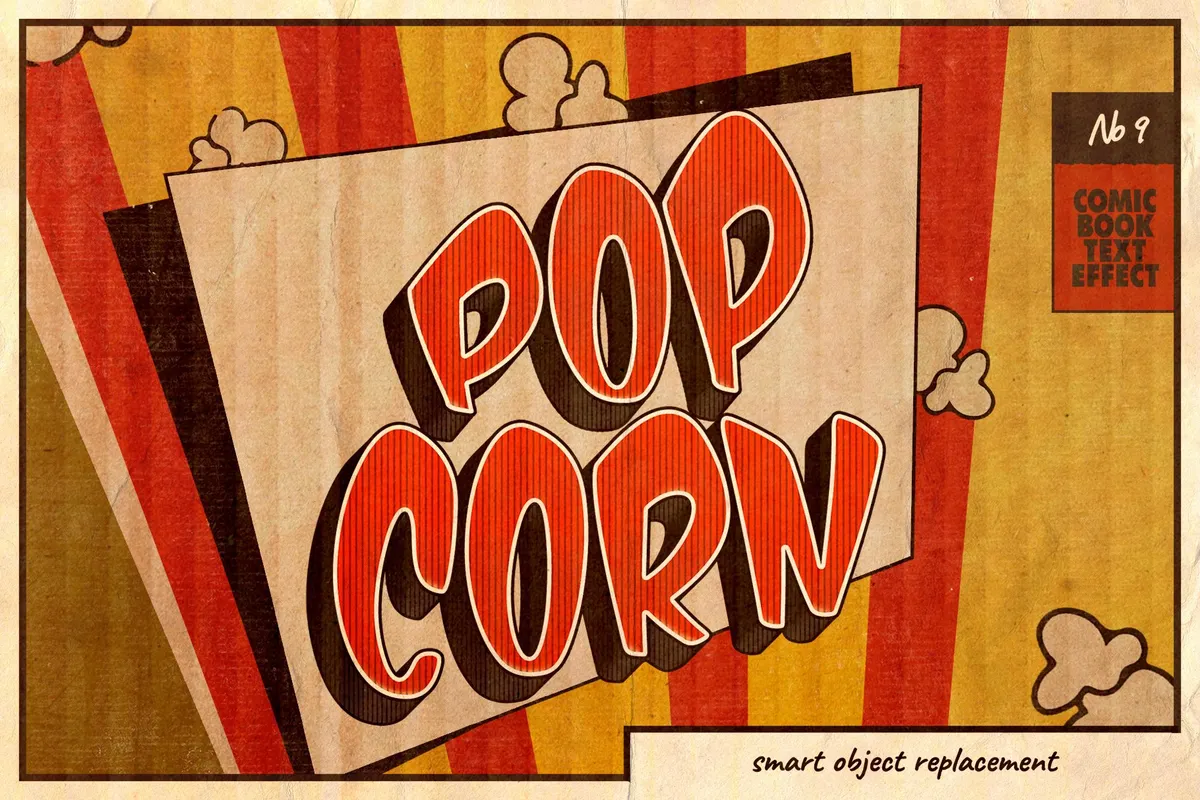 Vintage Comics Text Effects