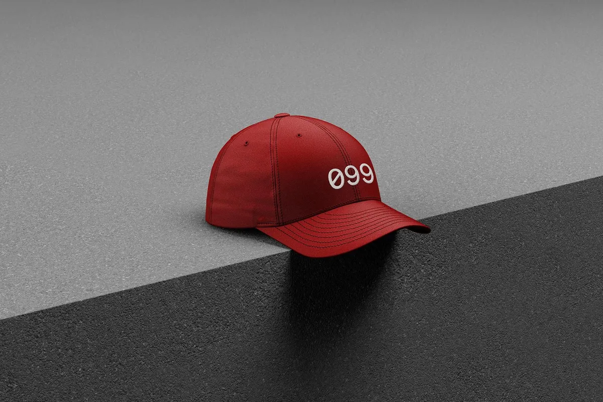 Angled Cap Mockup