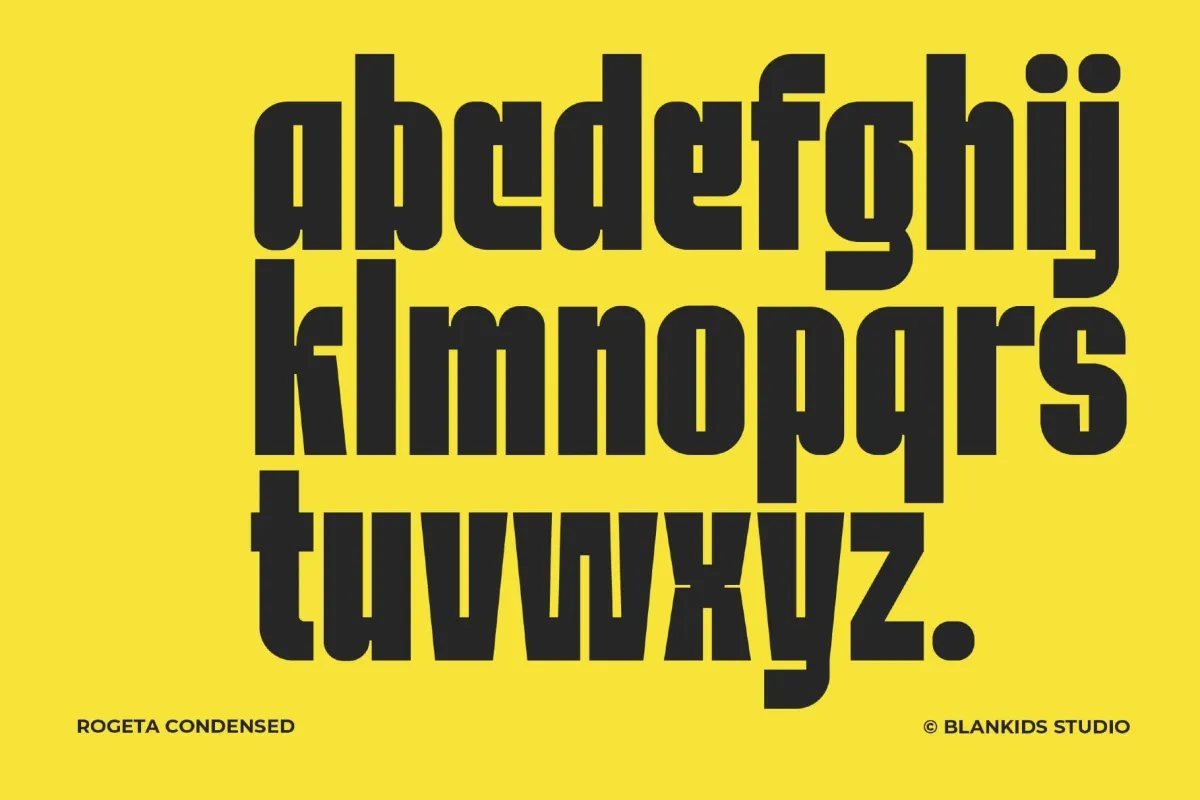 Rogeta - Bold Condensed Display Font