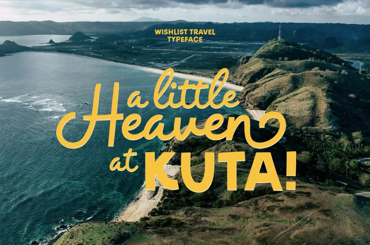 Wishlist Travel - Handmade Travel Font Duo