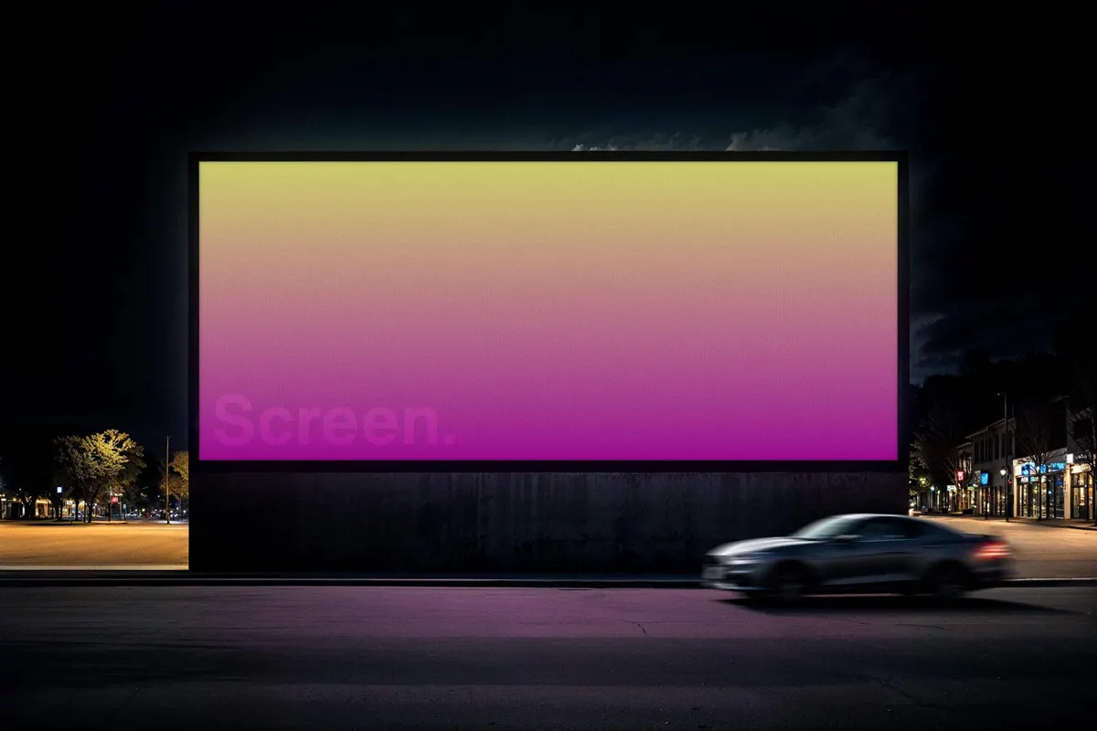 Roadside Screen Mockup