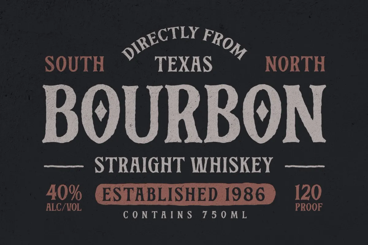 Balverd a Vintage Style Typeface