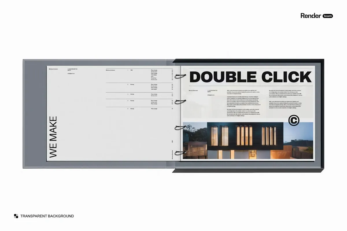 Binder Mockup Set
