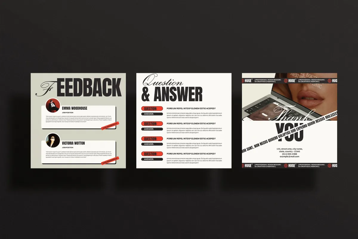 Social Media Kit Template