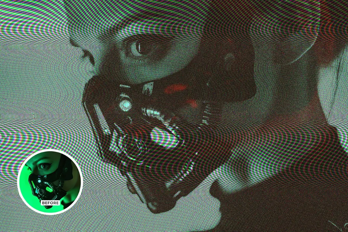Cyber Glitch Effect