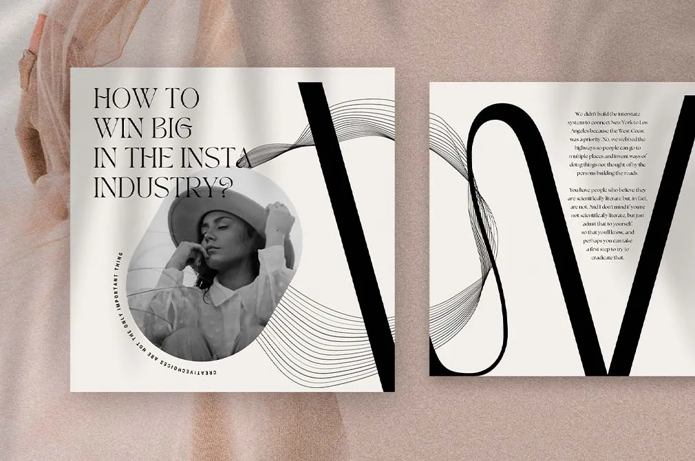 Blanche — Chic Canva Instagram Posts
