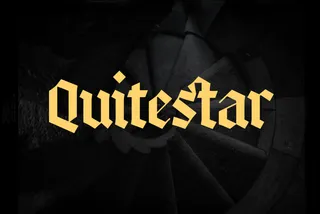 Quitestar - Gothic Blackletter Display Font