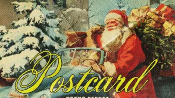 Vintage Halftone Postcard Effect