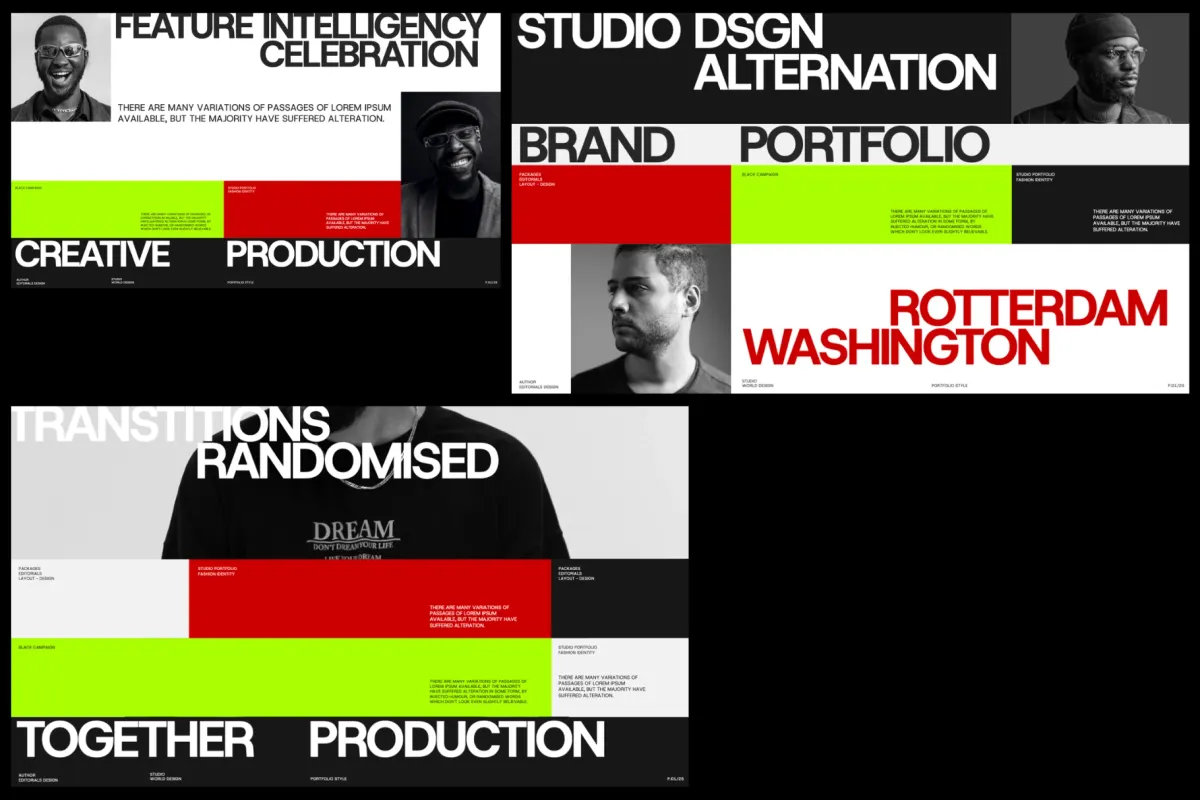 Shaveeya - Modern Brand Portfolio Template Bundle