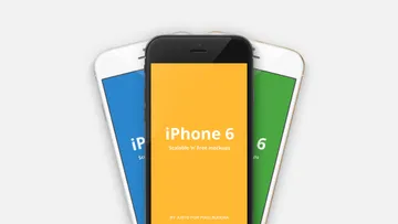 iPhone 6 Vector Mockups
