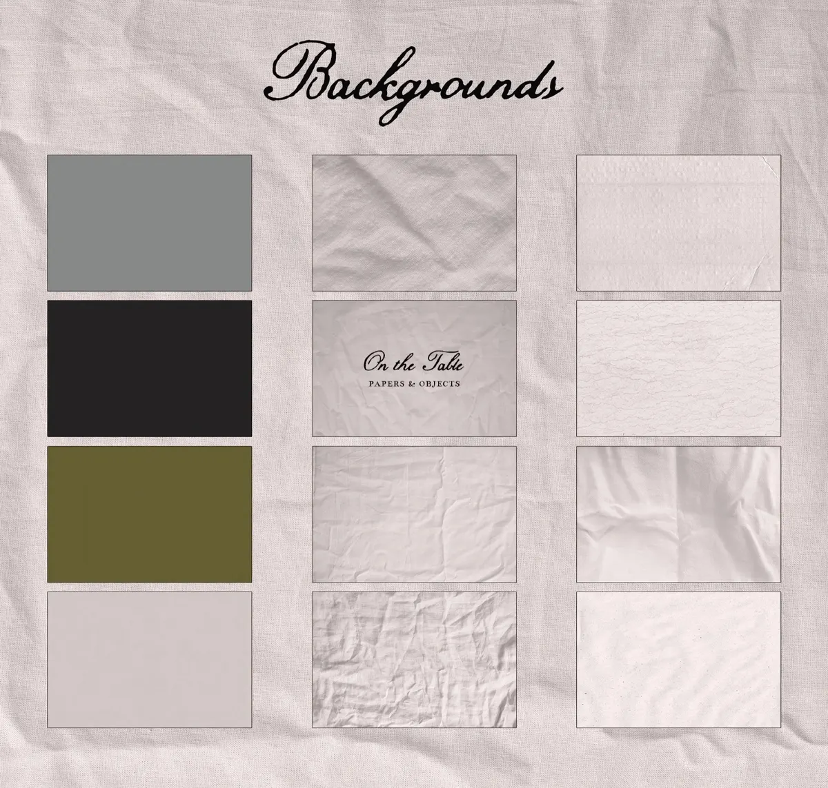 On the Table: Mixed Media Pack