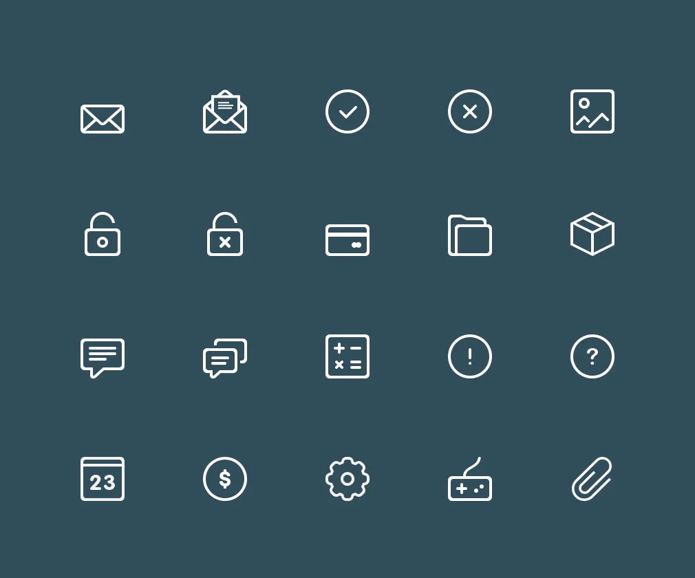 Buddha Line Icons Set Vol.1