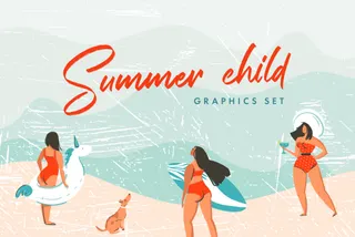 Summer Child Graphics Set