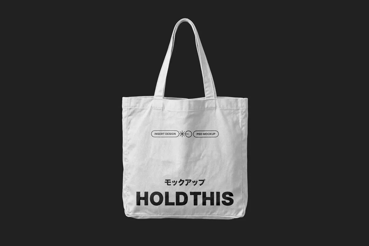 Canvas Tote Bag Mockup