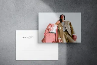 Souvenir Postcard Mockup