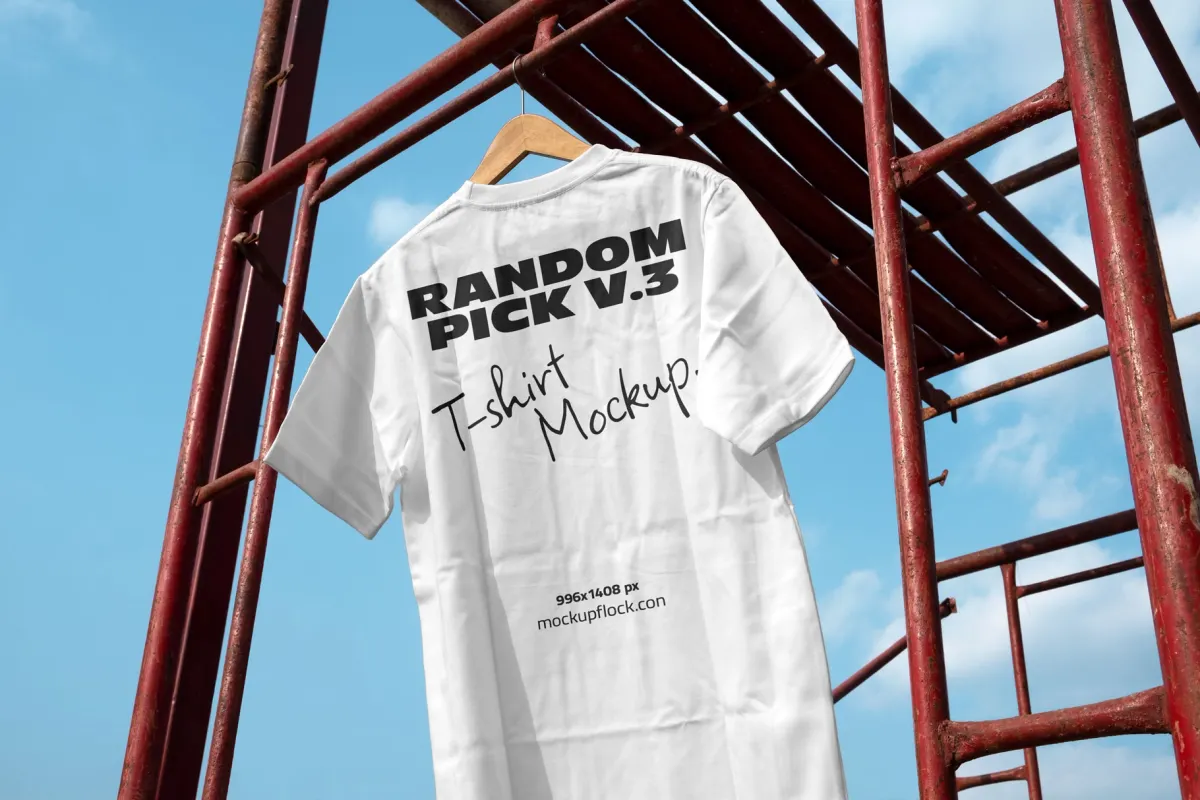 RP V.3 Hanging T-Shirt Mockup