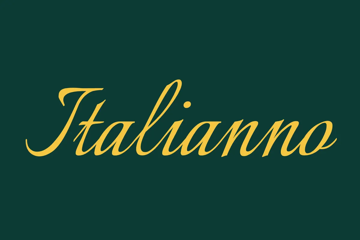 Italianno — Free Elegant Calligraphy Font