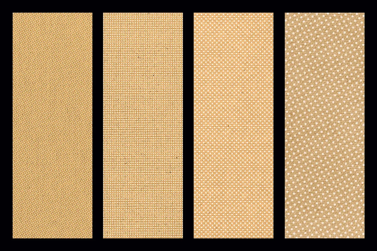 Kraft Riso Halftone Textures: White Dots