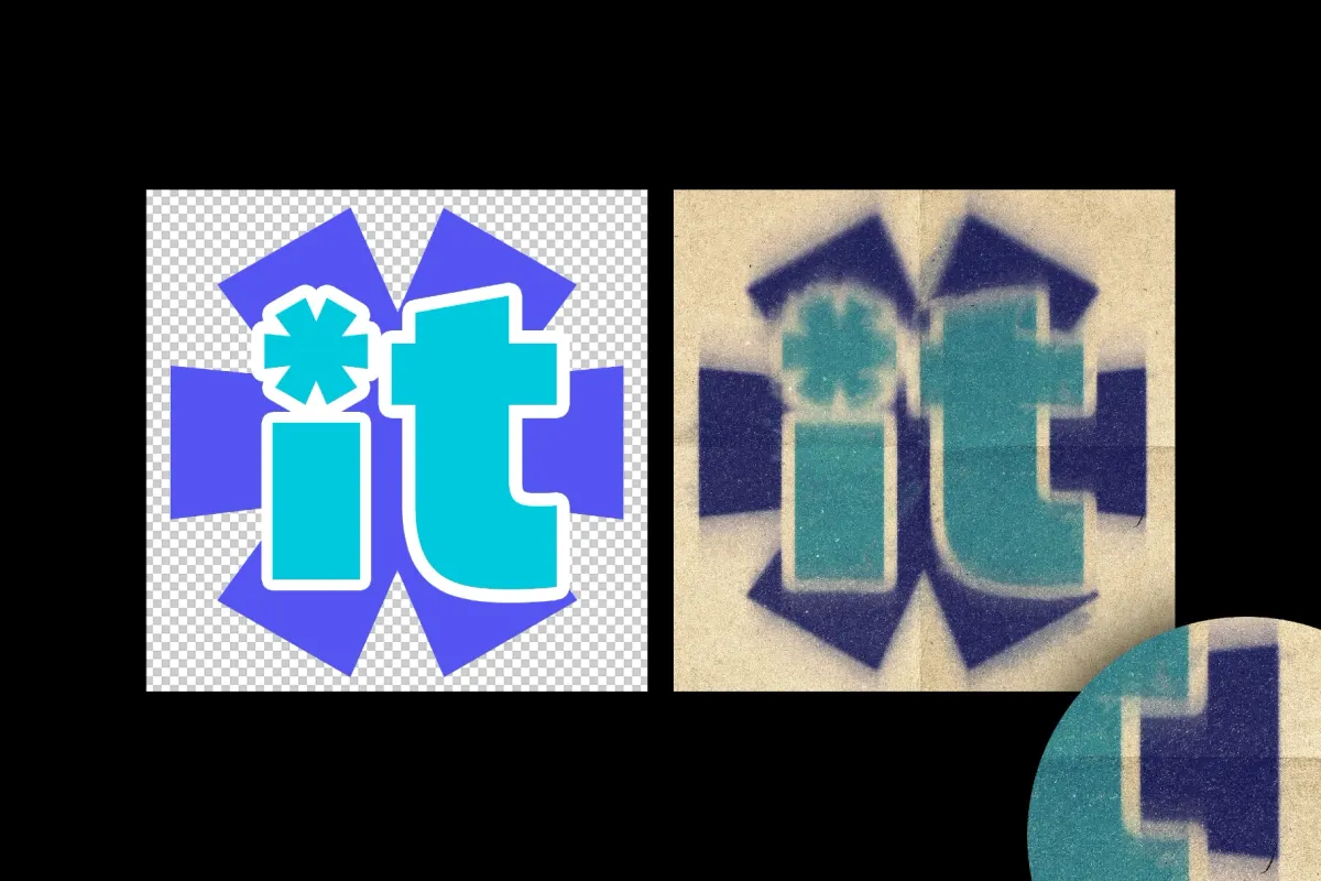 Smeared Craft Ink Text Effect