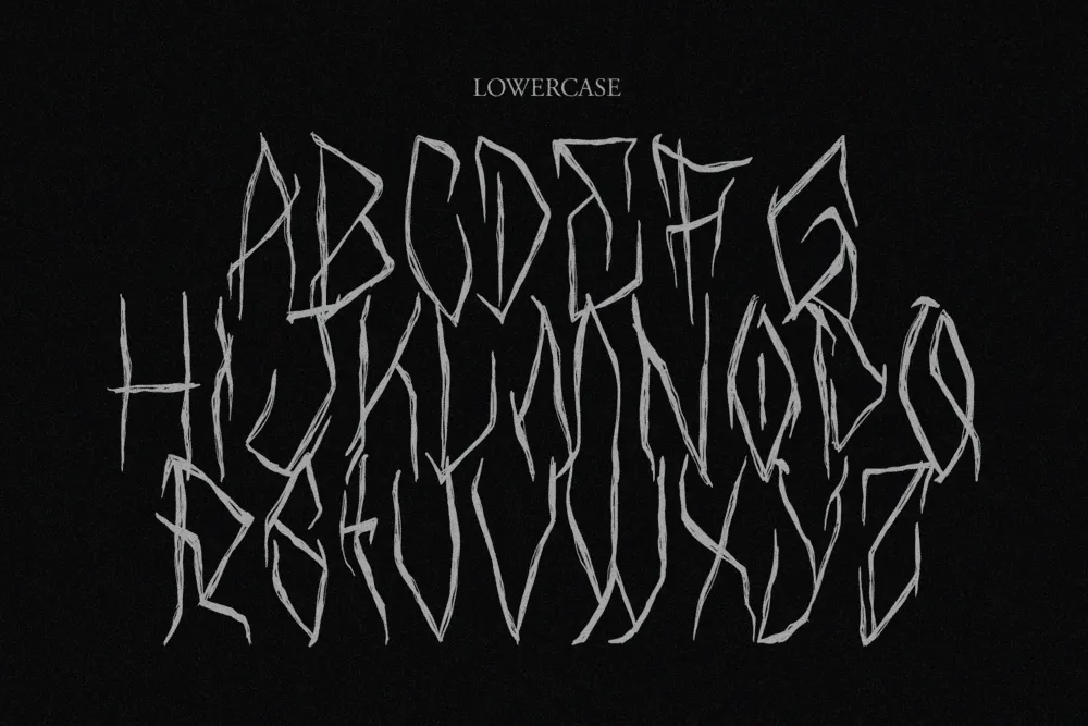 Black Sinister - Creepy Horror Display Font