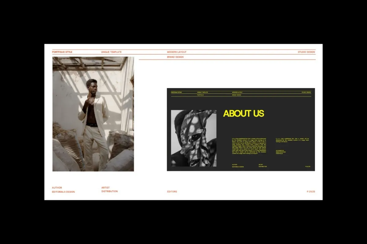 Davids - Brand Portfolio Google Slides Template