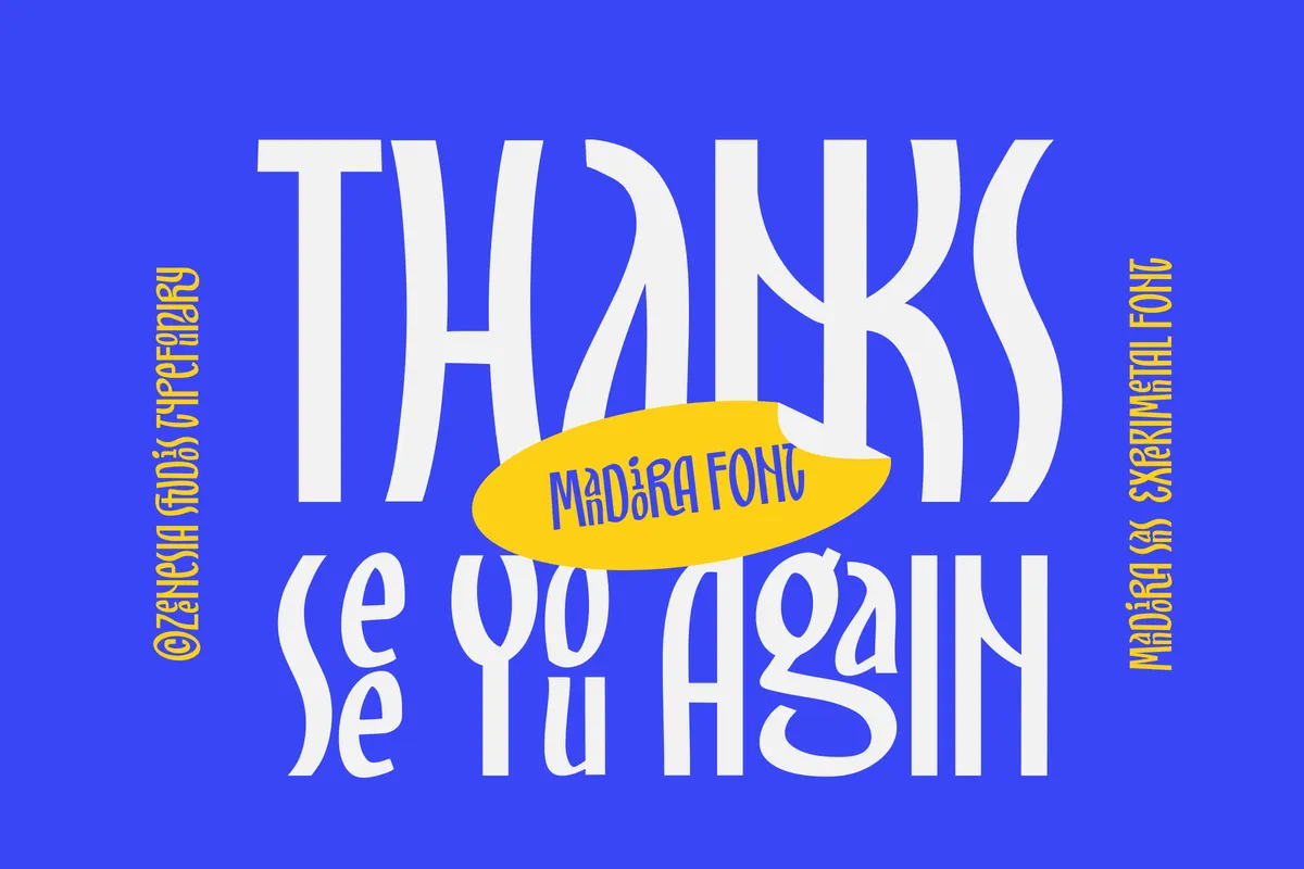 Mandiora - Stacked Ligature Display Font