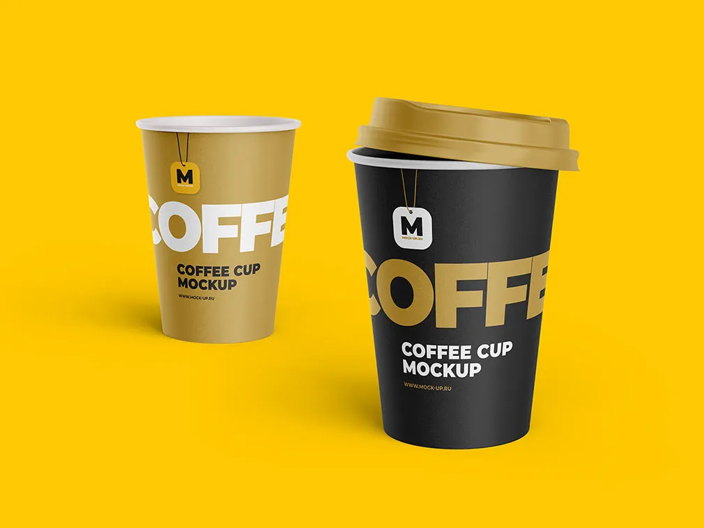 Tea and Coffee Cup Mockup