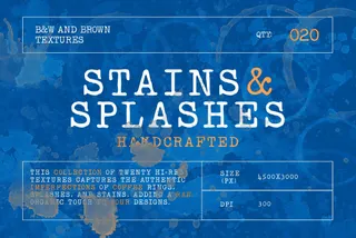 Stains & Splashes Crafted Textures