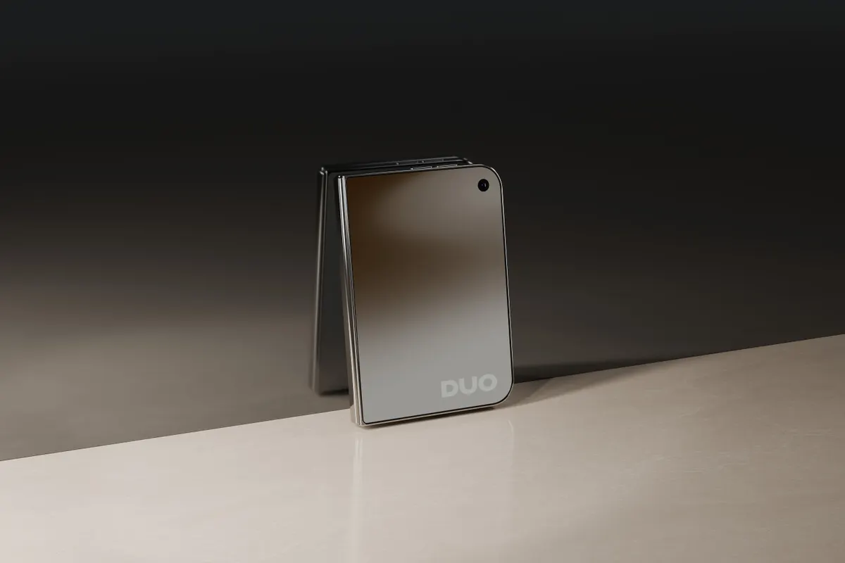 Folded iPhone Duo Mockups