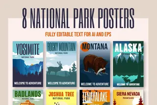 National Park Poster Collection