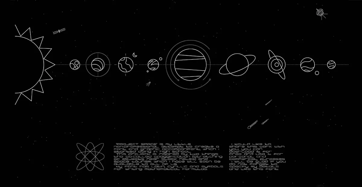 Project Space Font