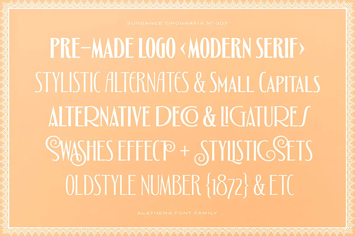 Alathena Font Family