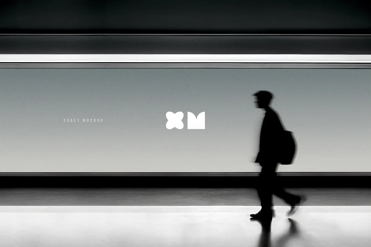 Large Wide Screen Mockup