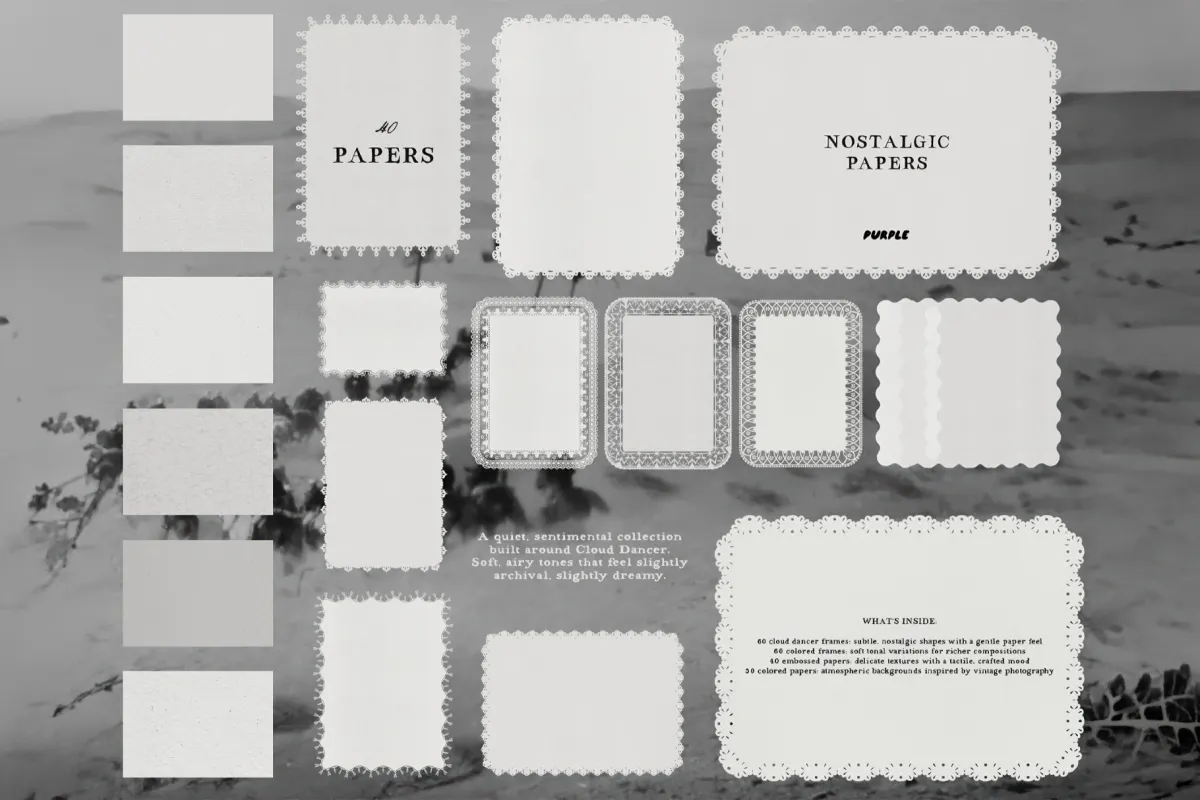 Nostalgic Papers & Frames