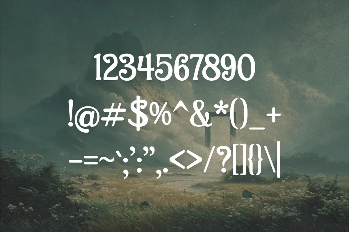 Chapman House - Vintage Fantasy Typeface