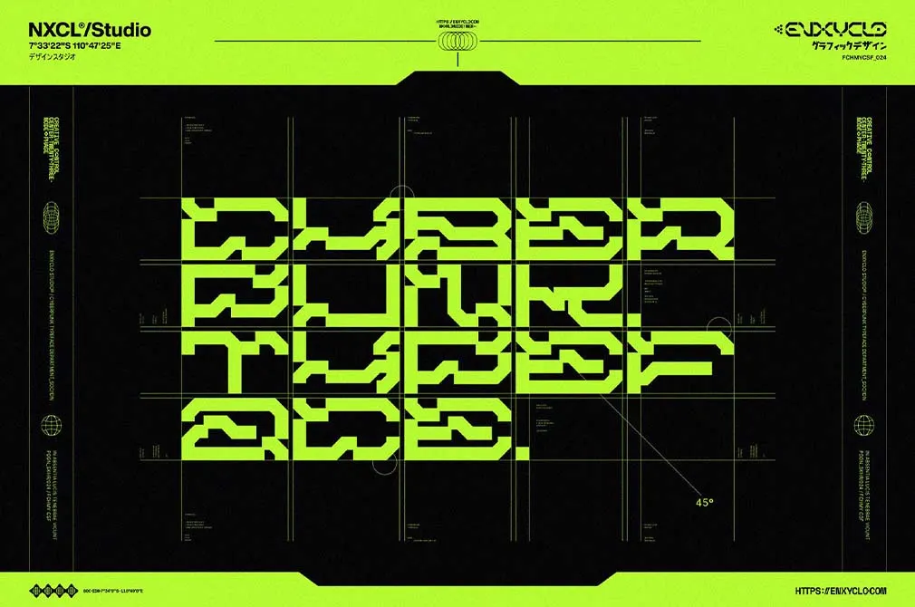 NCL Graxebeosa Expanded — Techno Mecha Font