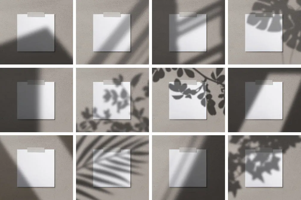 Realistic Mood Board Mockups