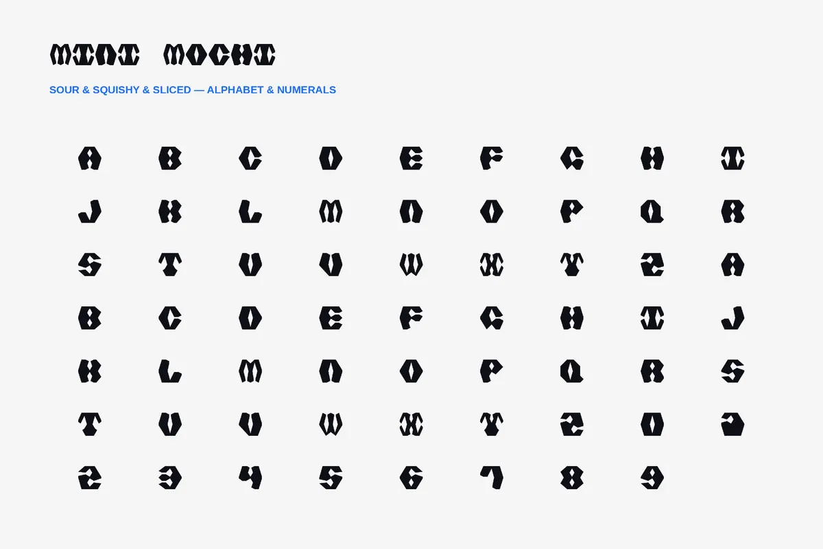 Mini Mochi - Groovy Font Family