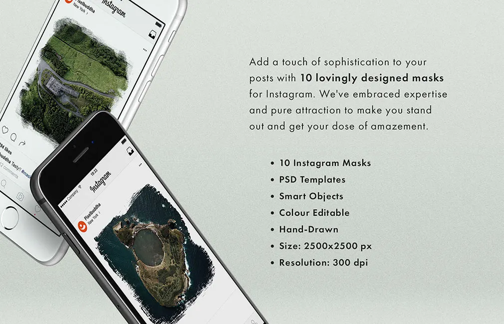 Textura Instagram Masks Set