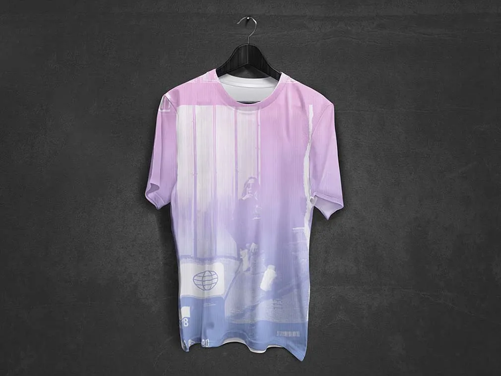 Hanging T-Shirt Mockup
