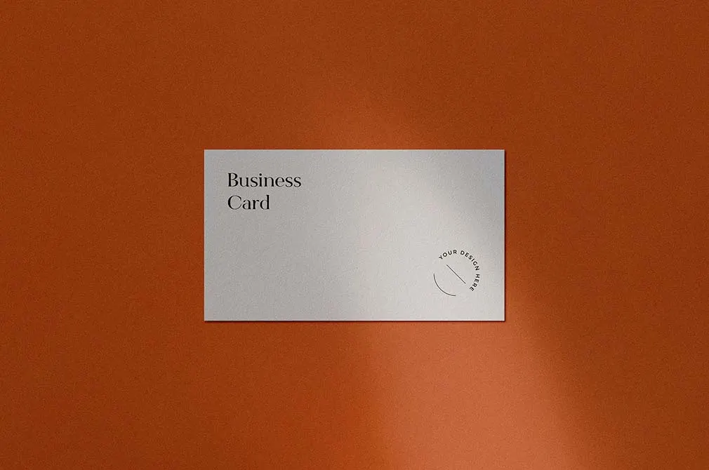 3,5x2 Inch Business Card Mockups
