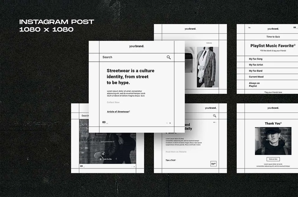 Kinetic Instagram Template