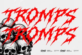 Tromps - Death Metal Gothic Display Font