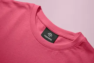 Cotton T-Shirt Neck Label Mockup