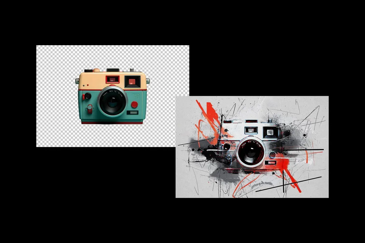 Inky Spots Photo Effect