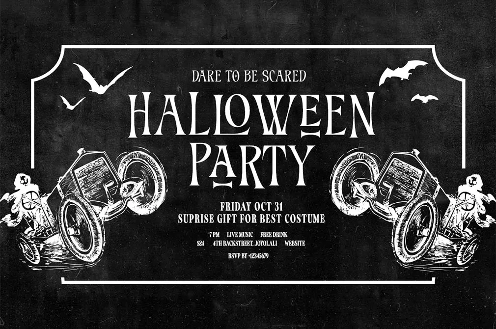 Mystery House — Horrific Serif
