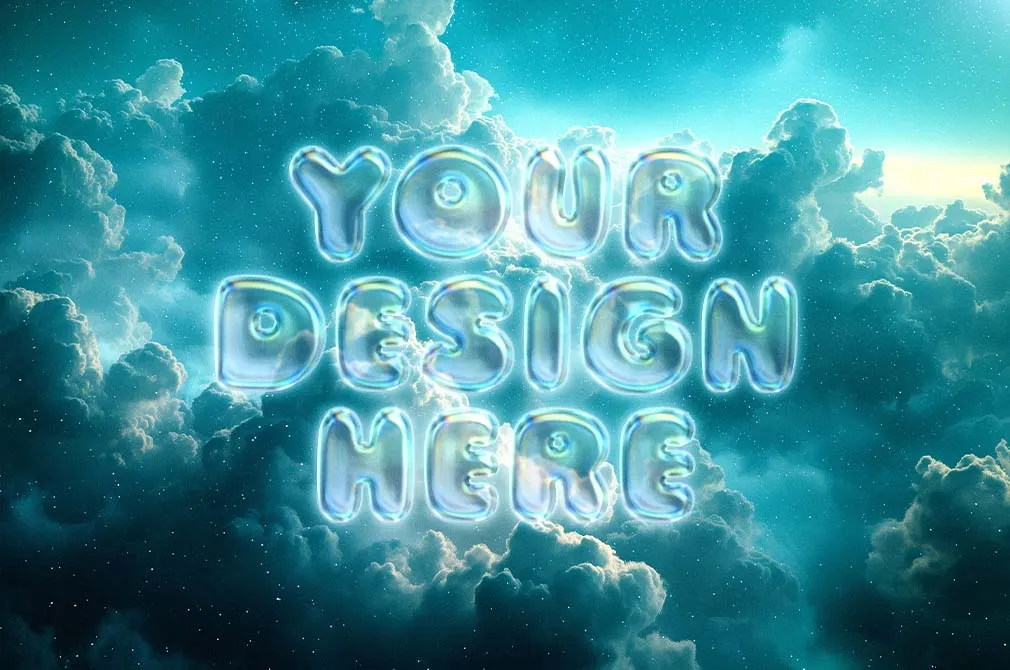Dreamy Chrome Text & Logo Effects