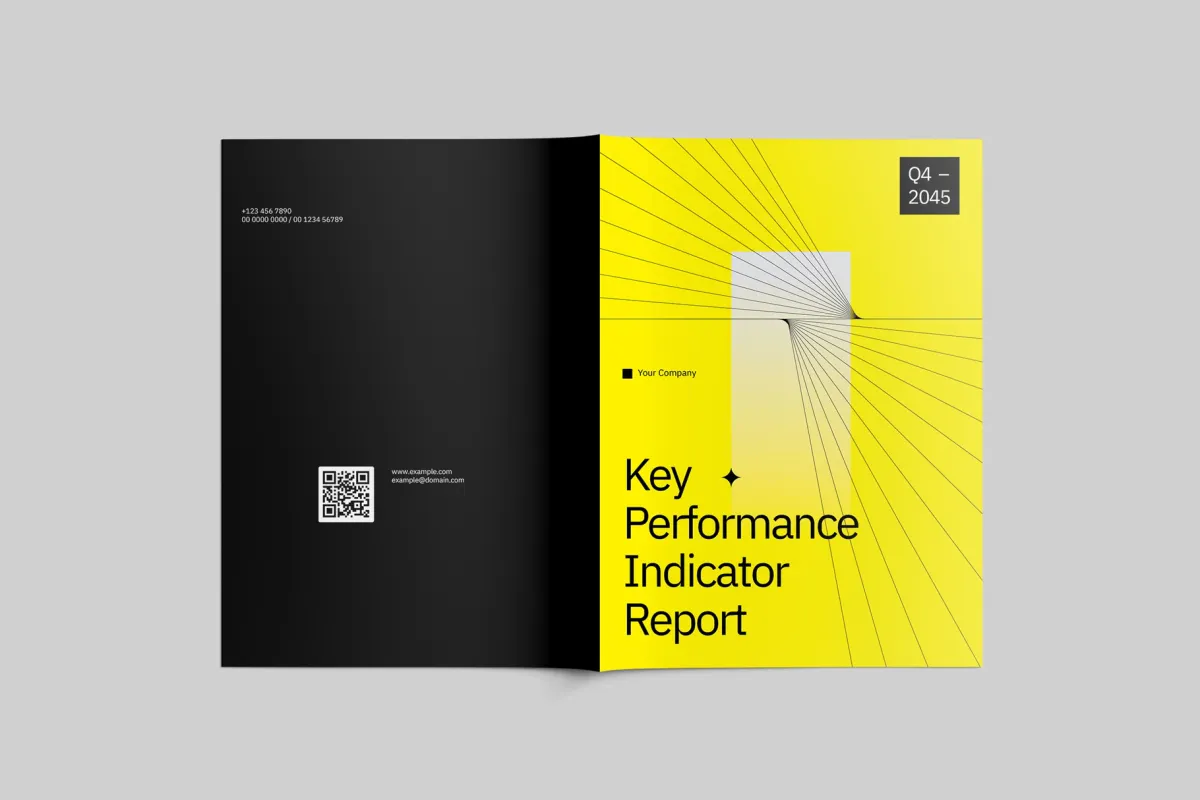 Bline - KPI Report Canva Template