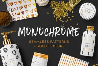 Monochrome Seamless Patterns